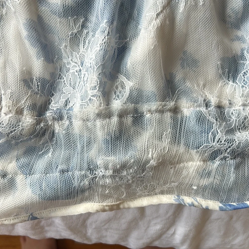 V Chapman Carmen Corset Front Slit Gown. Size 4. - Picture 5 of 9